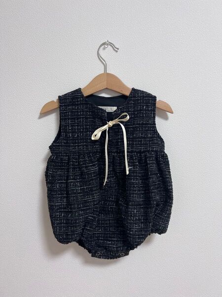 thelala ロンパース 70-80 tweed rompers ツイード生地韓国子供服