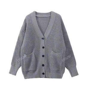 SHEIN 韓国 カーディガン グレー Mサイズ