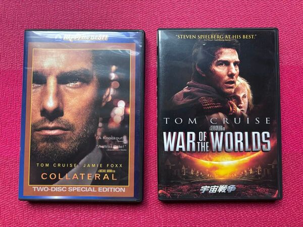 映画DVD 2枚セット コラテラル/宇宙戦争 トム・クルーズ セル版