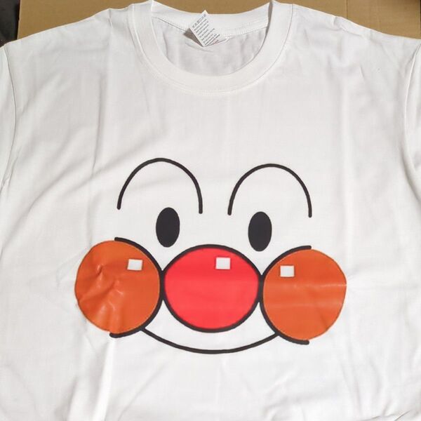 おもしろTシャツ【ビッグフェイス★アンパンマン】 Mサイズ 新品