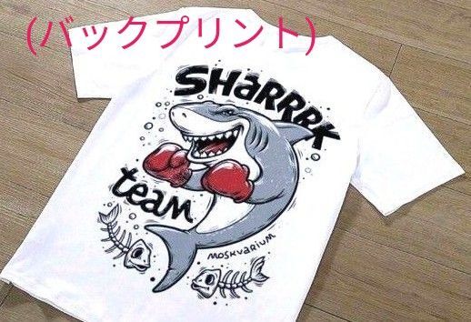 【サメTシャツ】 メンズ Mサイズ 速乾性 半袖シャツ