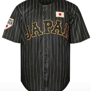 【 侍ジャパン 大谷 ユニフォーム 背番号16 】刺繍ワッペン★応援ユニフォーム(非公式)サイズ=Mサイズ ブラック