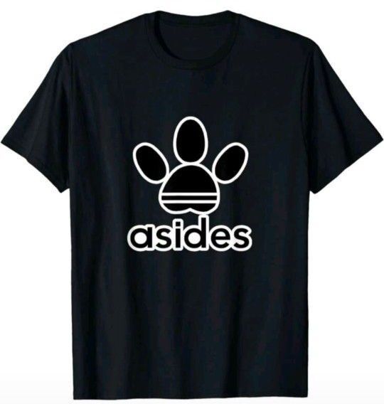 おもしろTシャツ★asides アシデス 足です 肉球です 新品 (Mサイズ)