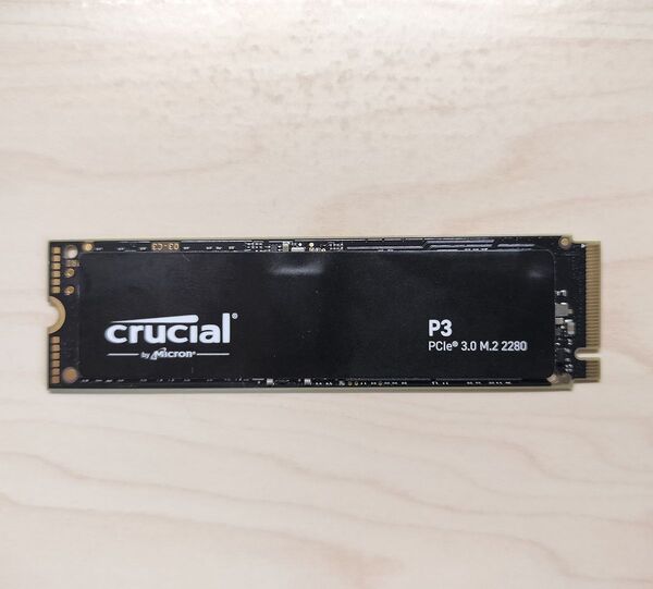 Crucial(クルーシャル) P3 2TB m.2 SSD NVMe 中古
