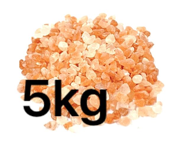 ヒマラヤ岩塩 食用 ピンクソルト 天然 5kg ミル用 小粒 3-5mm