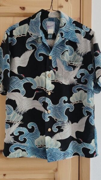FUKUWAUCHI フクワウチ 和柄 アロハシャツ S