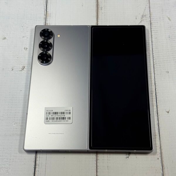 au版 Galaxy Z Fold6 SCG28 シルバー