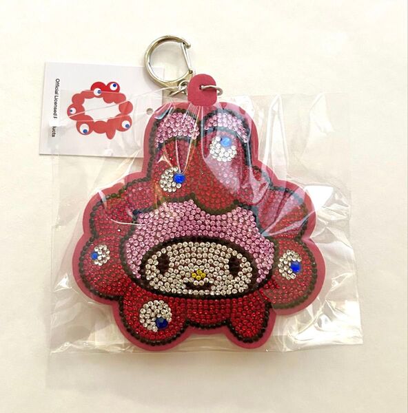 ミャクミャク なりきり キラキラ レザー キーホルダー マイメロ マイメロディ 大阪万博