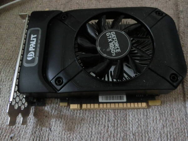 PALIT GEFORCE GTX1050Ti STORMX 4GB GDDR5 補助電源不要 動作確認済み 送料無料