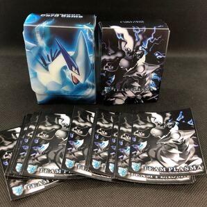 ポケモンカード bw プラズマ団 ルギア ダークライ ギラティナ カード ケース スリーブ22枚付き 中古