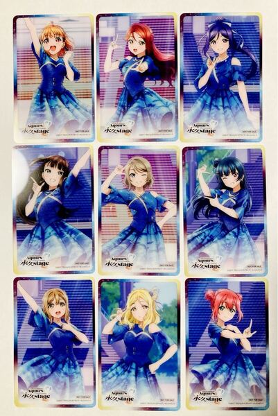 ラブライブ!サンシャイン 永久hours 特典 クリアカード Aqours ライブ 限定 CD ドーム