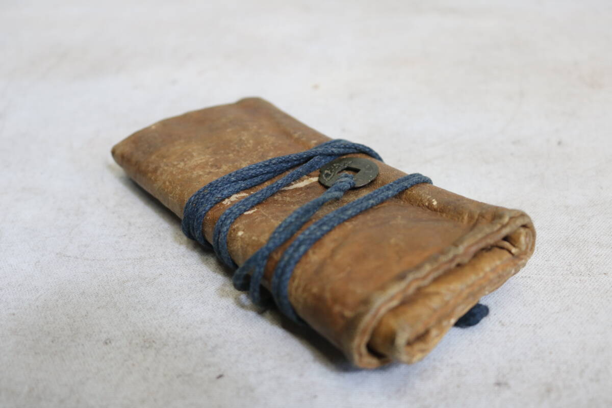 古い 鹿皮 道中財布 江戸時代 古美術 古道具 アンティーク Yahoo!オークション -「道中財布」の落札相場・落札価格