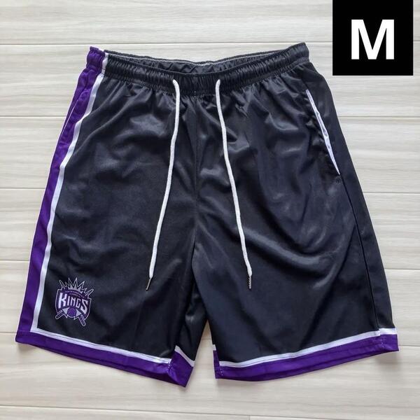 ★未使用品 NBA サクラメント・キングス KINGS バスケットボール バスパン ショーツ ユニフォーム バスケ ジャージ ハーフパンツ 新品 M