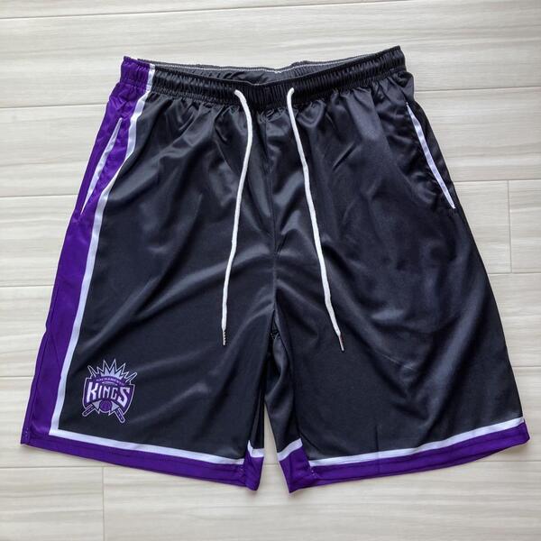 ★未使用品 NBA サクラメント・キングス KINGS バスケットボール バスパン ショーツ ユニフォーム バスケ ジャージ ハーフパンツ 新品 XL