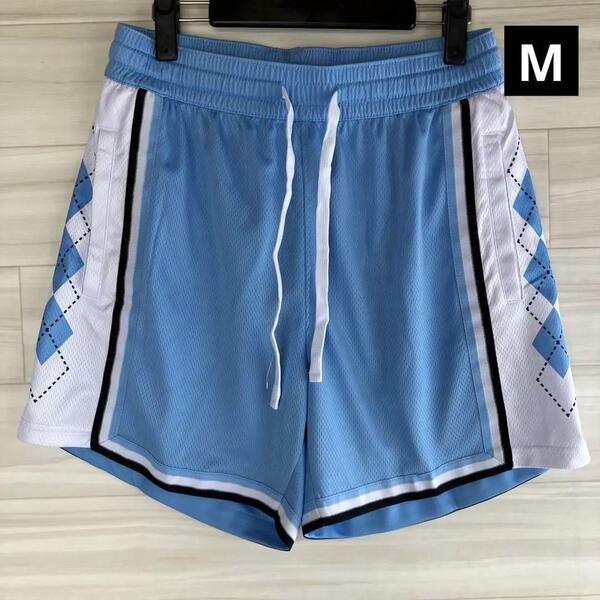 ★未使用品 ノースカロライナ大学 バスパン ショーツ NCAA ユニフォーム NBA バスケ ジャージ ハーフパンツ ジョーダン カーター M