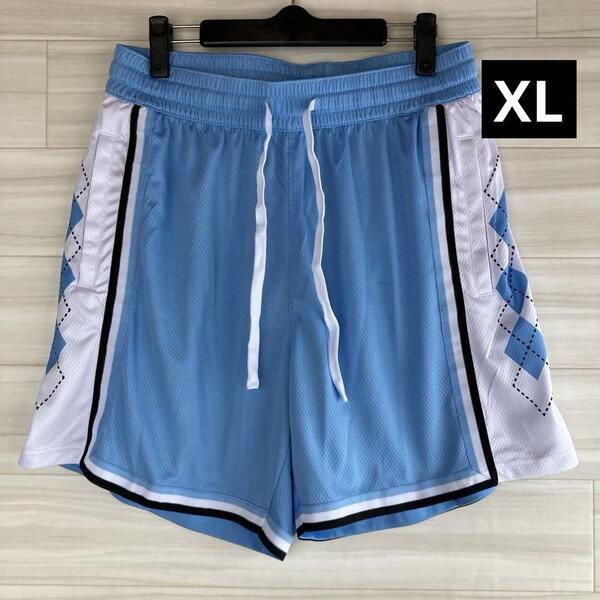 ★未使用品 ノースカロライナ大学 バスパン ショーツ NCAA ユニフォーム NBA バスケ ジャージ ハーフパンツ ジョーダン カーター XL