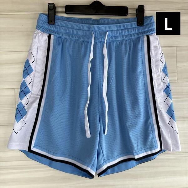 ★未使用品 ノースカロライナ大学 バスパン ショーツ NCAA ユニフォーム NBA バスケ ジャージ ハーフパンツ ジョーダン カーター L