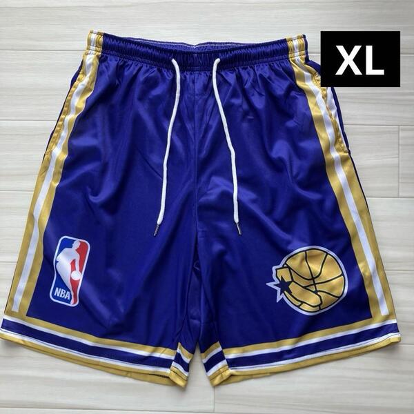 ★未使用品 NBA ゴールデンステイト・ウォリアーズ WARRIORS バスケットボール バスパン ユニフォーム バスケ ジャージ ハーフパンツ XL