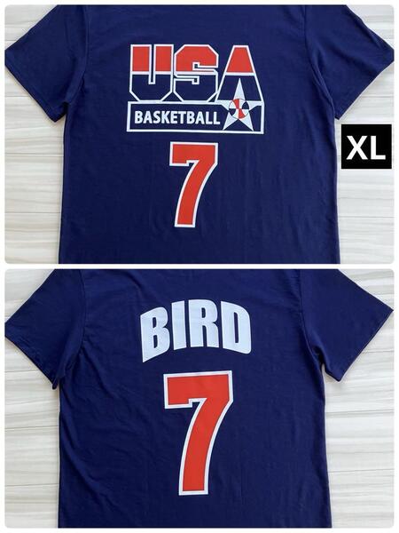 ★未使用品 USA代表 JORDAN 初代ドリームチーム DREATEAM ラリー・バード Tシャツ NBA ユニフォーム バスケ オリンピック 五輪
