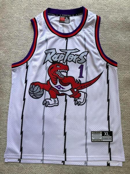 ★未使用品 NBA McGRADY #1 T-MAC トレイシー・マグレディ RAPTORS トロント・ラプターズ ユニフォーム シャツ バスケ ジョーダン