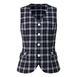 【新品】Hinack_9号_ベスト(011:ネイビー)HCV6160/ハイナック/かわいい会社事務服/おしゃれOL制服