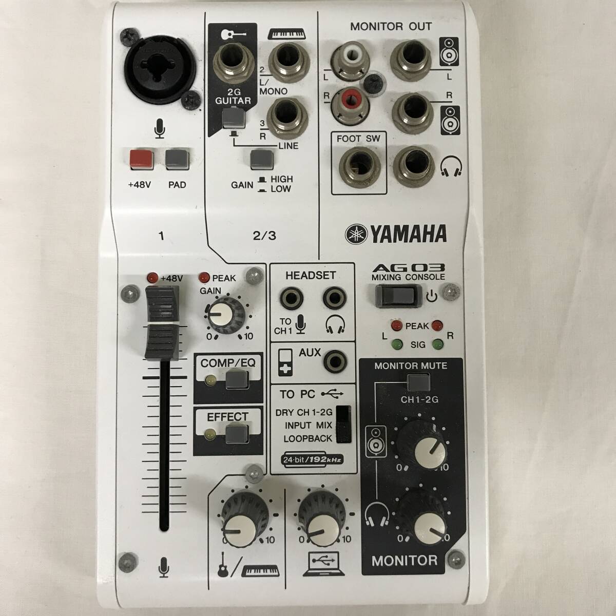 YAMAHA AG03 ジャンク品 Yahoo!オークション -「yamaha ag03」の落札相場・落札価格