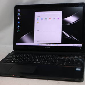 FULL HD Vaio Fit★ Core i7 / VAIO ブラック ★win 11 ≪ 爆速仕様 ≫ SSD128GB+SSHD1TB/メモリ16G/WebCam/WiFi/DVD/Bluetooth/office2021