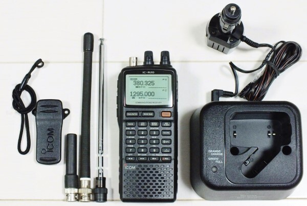 【希少】ICOM 広帯域受信機 IC-R20 完動品 おまけ付き Yahoo!オークション -「ic-r20」の落札相場・落札価格