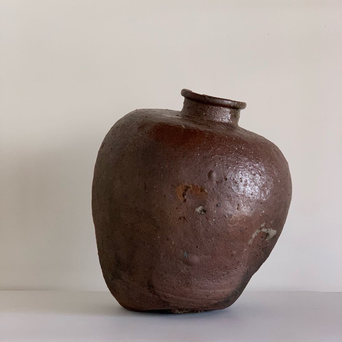 香舟造 信楽茶壺、飾壺 お【極上品】茶道具/共箱 Yahoo!オークション -「信楽焼 壺」(信楽) (日本の陶磁)の落札