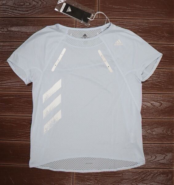 2枚セット 処分価格 新品 定価5489円 Sサイズ adidas アディダス adizero HEAT.RDY レディース 半袖Tシャツ スポーツウエア