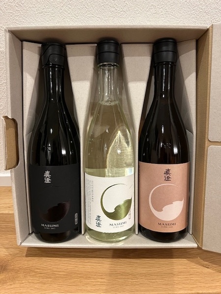 ■日本酒セット 真澄 漆黒 すずみさけ 茅色 3種 飲み比べ セット■ますみ KURO SUZUMISAKE KAYA 宮坂醸造 長野 日本酒 お中元 御中元 御祝