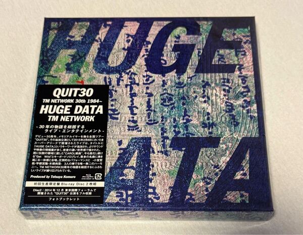 送料込 未開封 ほぼ新品 TM NETWORK HUGE DATA 初回限定盤 Blu-ray 2枚組