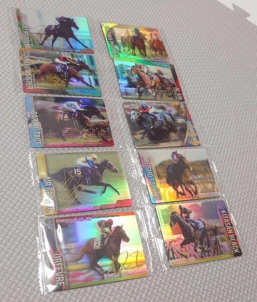 サラブレッドホースコレクション 第2R 金箔サイン レアカード 10枚セット