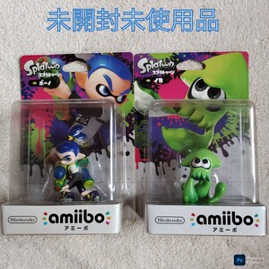 【未開封】アミーボ 2点 スプラトゥーン ボーイ・イカ amiibo 任天堂