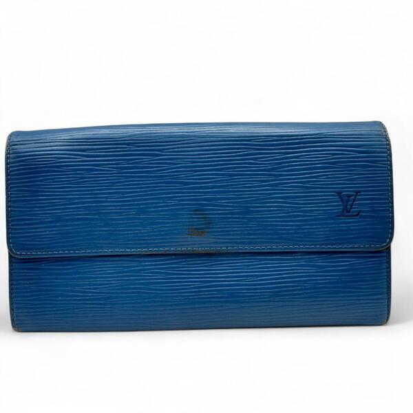 ルイヴィトン 長財布 エピ ポシェット ポルトモネクレディ M63565 LOUIS VUITTON