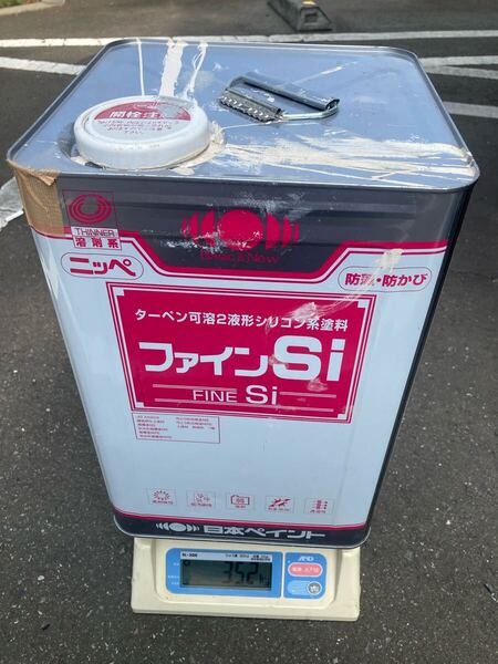 格安 ND110 / ファインSI ニッペ 弱溶剤 アクリルシリコン樹脂 日本ペイント ホワイト・アイボリー・クリーム・薄いベージュ系