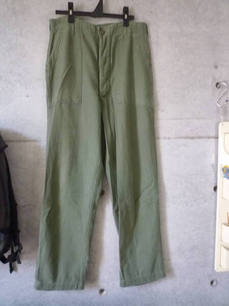 【レア】60s 米軍 US ARMY ミリタリー ベイカーパンツ ストレート 50s 70s