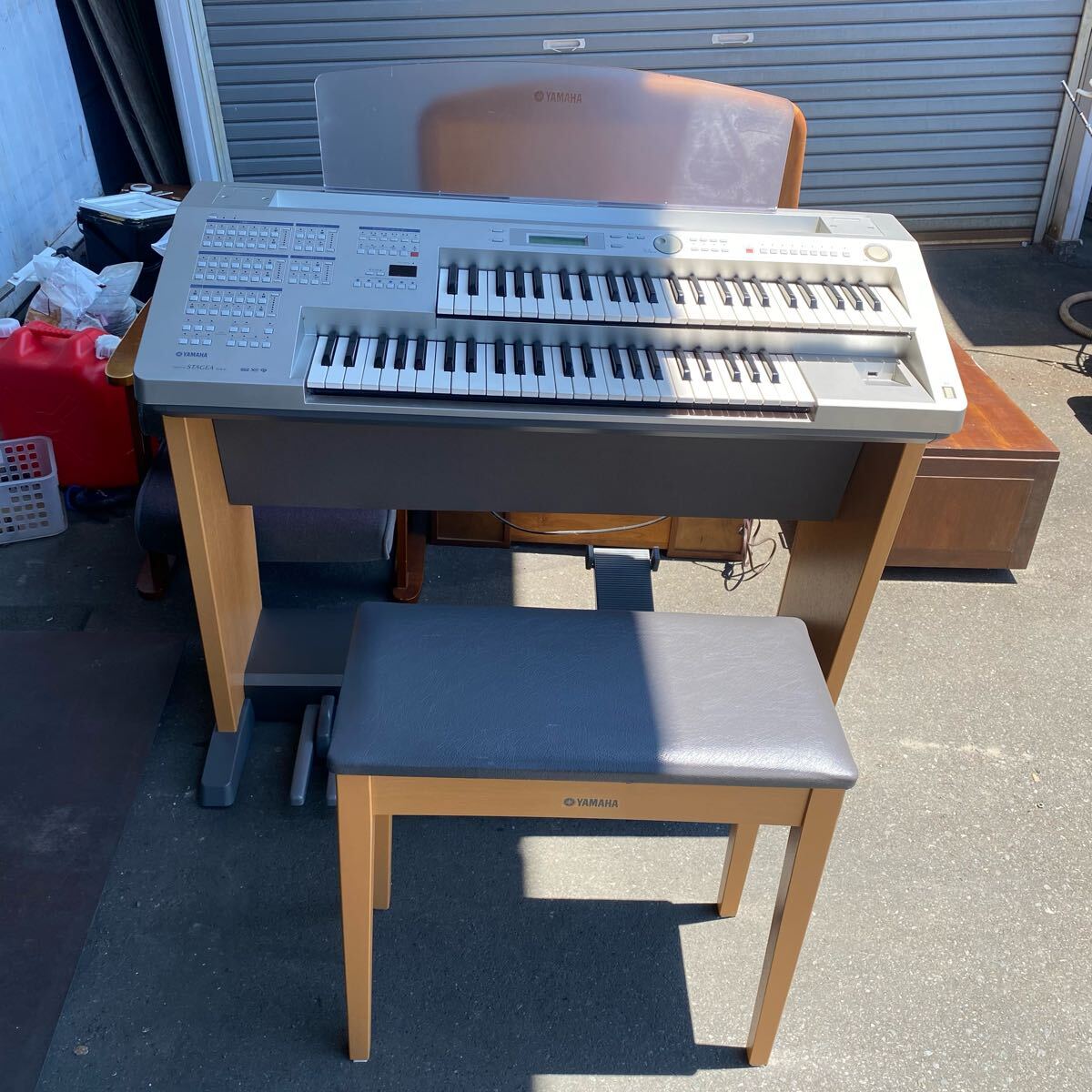 【動作確認済み】YAMAHA STAGEA エレクトーン ELB-01 椅子付き Yahoo!オークション -「elb01」の落札相場・落札価格