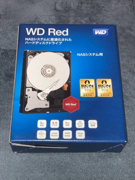 WD80EFAX 8TB SATA600 5400 WESTERN DIGITAL WD Red NAS RAID:中古完品 2