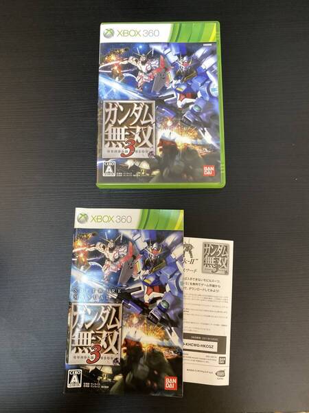 送料無料 初回特典付 Xbox360★ガンダム無双3★used☆Gundam Musou 3☆import Japan