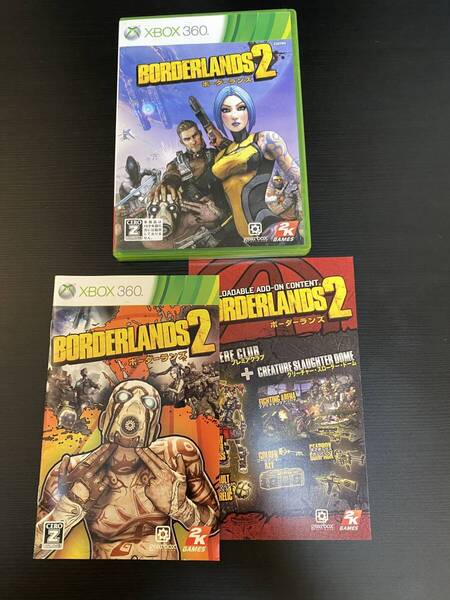 送料無料 特典カード付 Xbox360★ボーダーランズ 2★used☆Borderlands 2☆import Japan