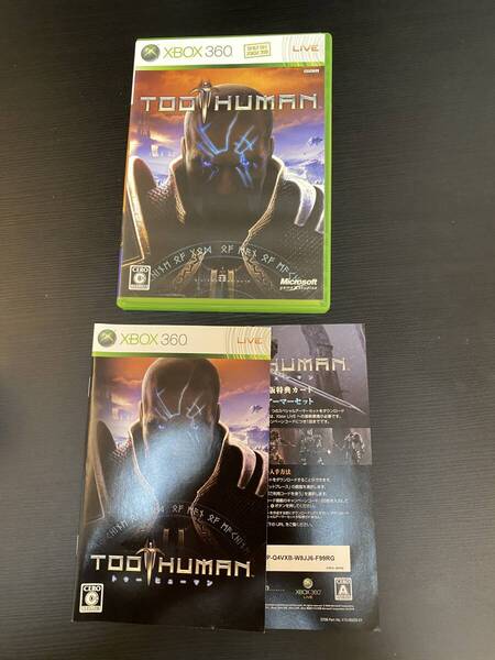 送料無料 初回版 Xbox360★トゥーヒューマン★used☆Too Human☆import Japan