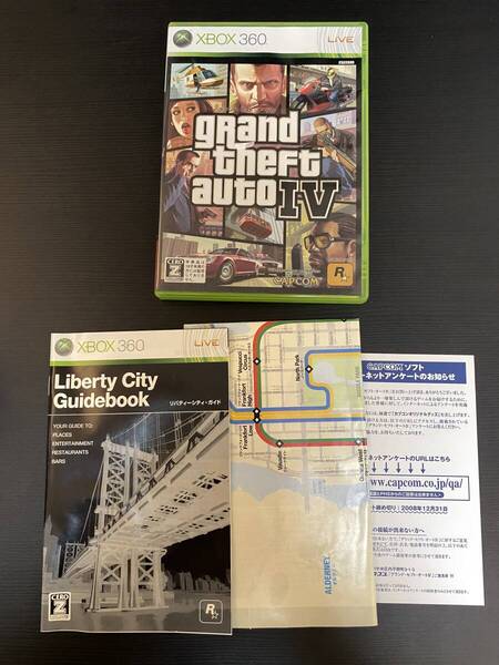 送料無料 Xbox360★グランド・セフト・オートIV グラセフ4★used☆GTA 4☆import Japan
