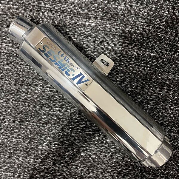 【超希少品】OVER RACING SESMIC-Ⅳ 60.5mm サイレンサー JMCA 政府認証 車検対応 マフラー z900rs xsr KATANA ヨシムラ ト モリワキ