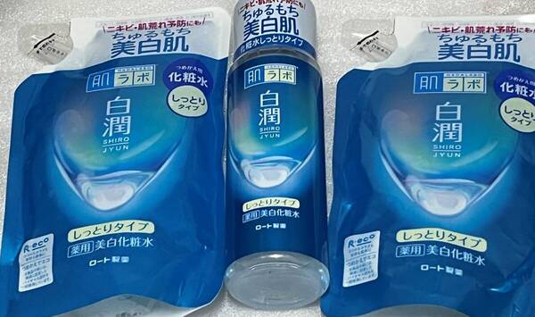 ■ 【セッ販売ト】 肌ラボ 白潤薬用美白化粧水 ちゅるもち しっとり 本体170ml+詰め替え170ml×2
