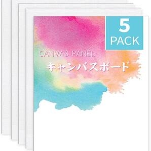 キャンバスボード A1-5枚/セット キャンバス 油絵キャンバス ボールドキャンバス 13cmx18cm アクリル 水彩 油絵 画材