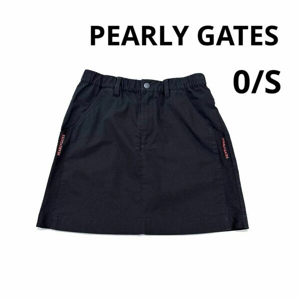 パーリーゲイツ 0/S スカート ブラック 春夏 ゴルフ PEARLY GATES