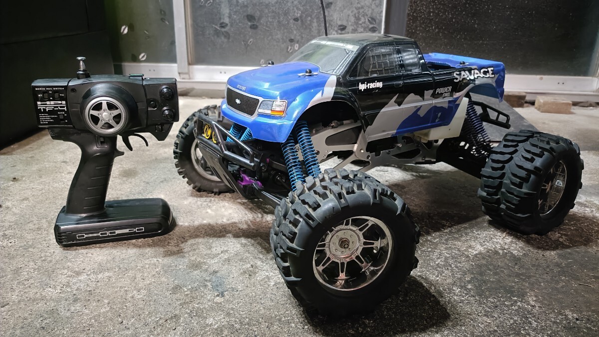 ヒー hpi サベージ フルセット Yahoo!オークション -「hpi サベージ」(完成品(エンジン