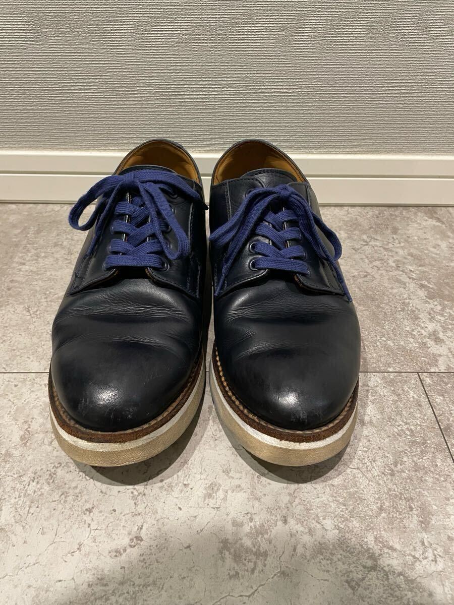 A17636 美品 ダナー×ソフネット トレッキングブーツ ネイビー US9 A17636 美品 ダナー×ソフネット トレッキングブーツ ネイビー