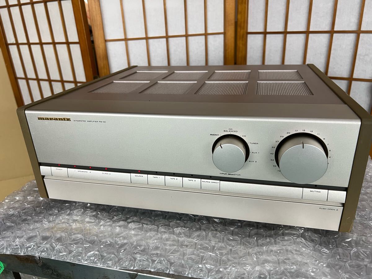 marantz プリメインアンプ PM-90F マランツ 音響機器 オーディオ Yahoo!オークション -「marantz pm-90f」の落札相場・落札価格